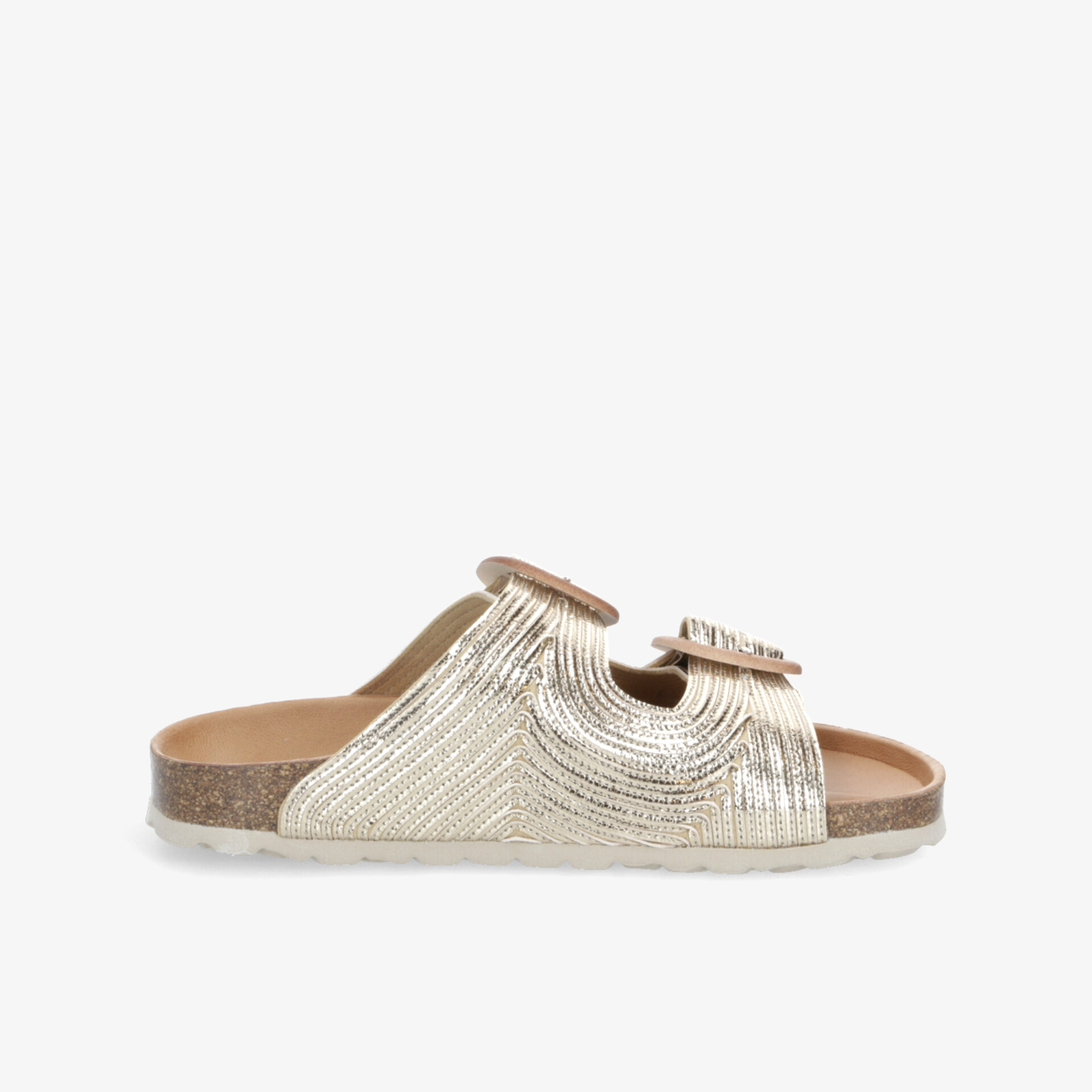 VERBENAS Damen Pantoletten gold