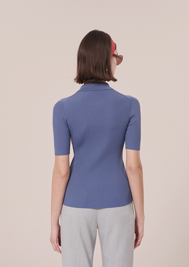 Pull Pambleu marine en maille