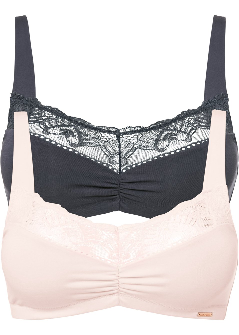 Lot de 2 soutiens-gorge bralette Feel Comfort en matière douce