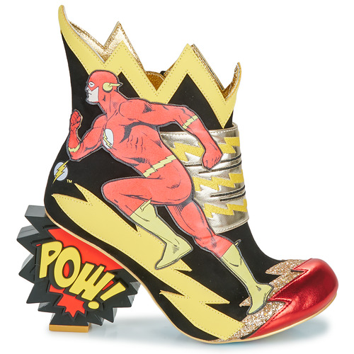 Irregular Choice - CHASING JUSTICE - Noir / Rouge / Jaune