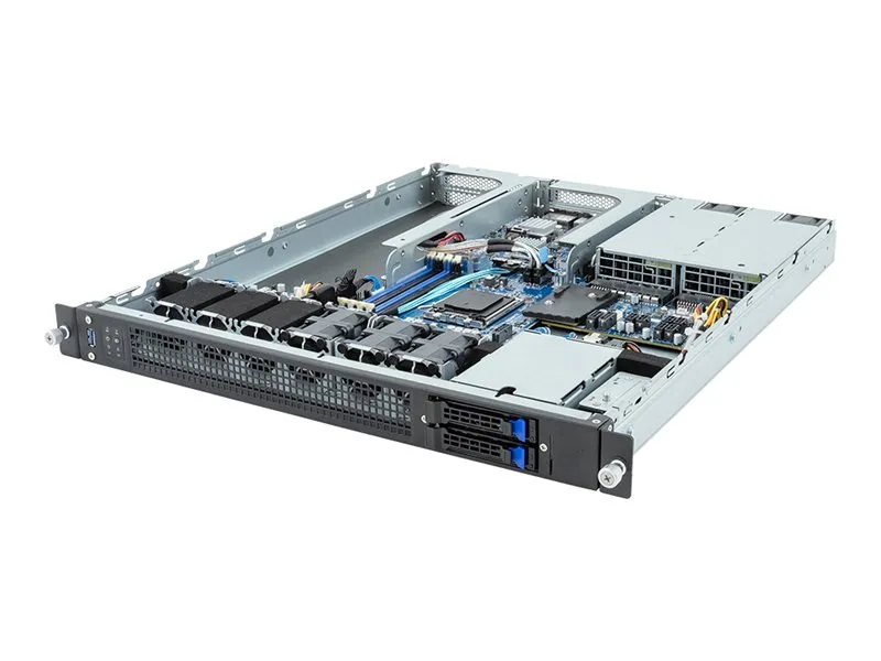 Gigabyte E133-C10-AAG1 - Server - rack-monterbar 1U - uden CPU - RAM 0 GB - SATA - hot-swap 2.5