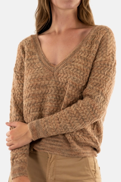 Pull hiver molly bracken la1602cn rosev
