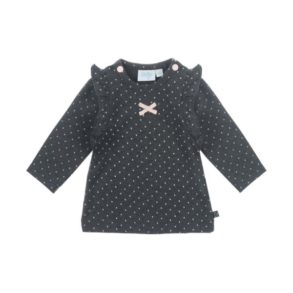 Feetje Dots T-Shirt Antraciet Melange Mt. 44