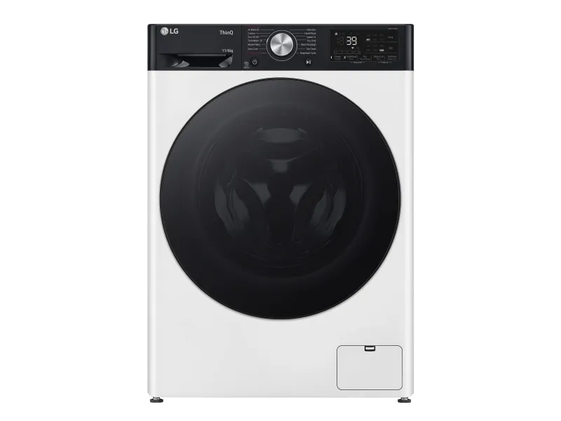 LG Serie R7 F4DR711S2H - Vaske-/ tørremaskine - Wi-Fi - bredde: 60 cm - dybde: 62 cm - højde: 85 cm - frontbetjening - 11 kg - 1400 rpm - hvid