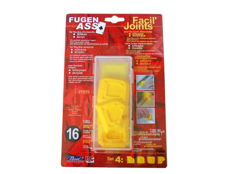 B&C Fugen Ass   4er-Set Für perfekte elastische Fugen
