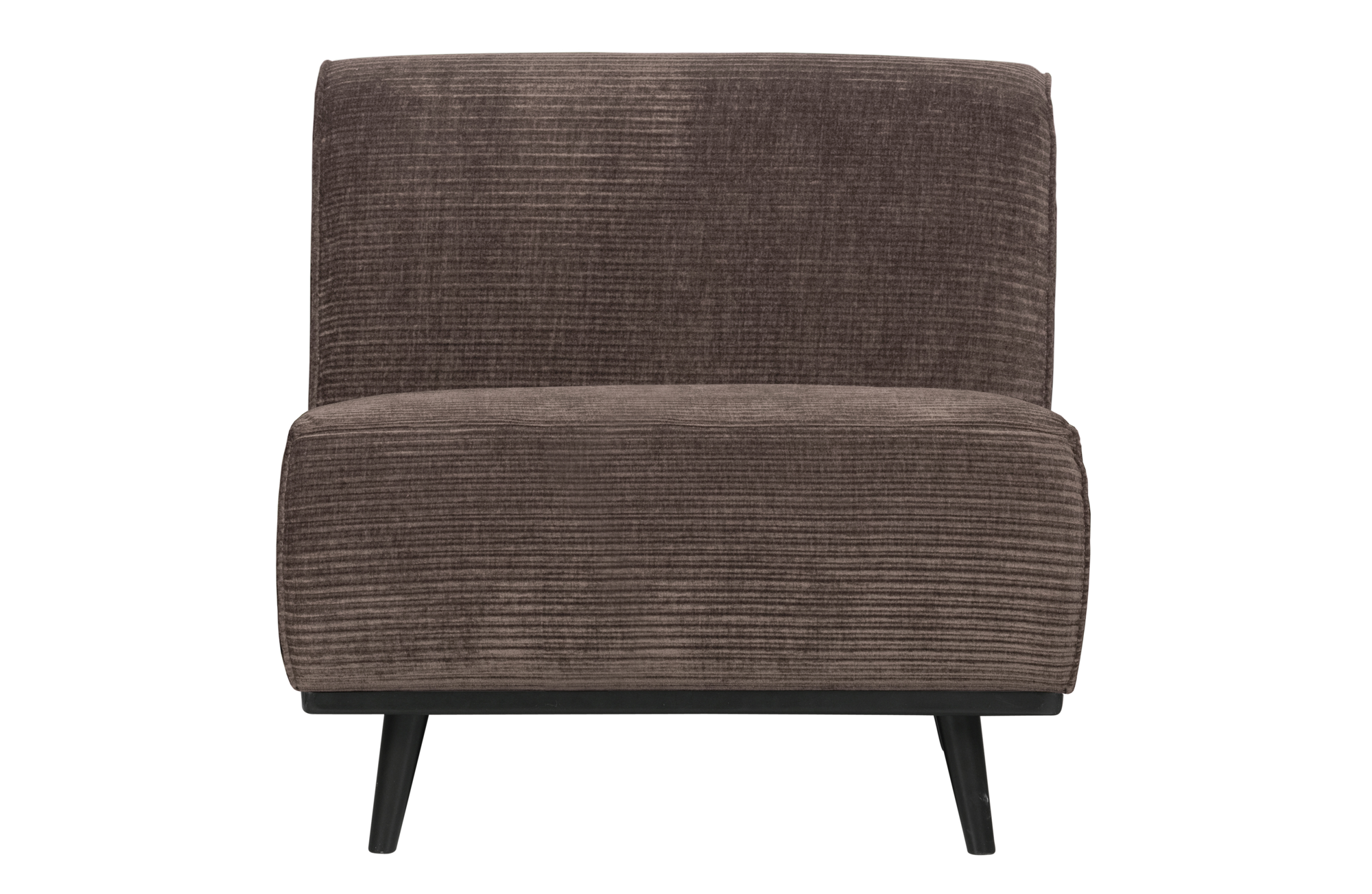 Statement 1-zits element brede platte rib taupe