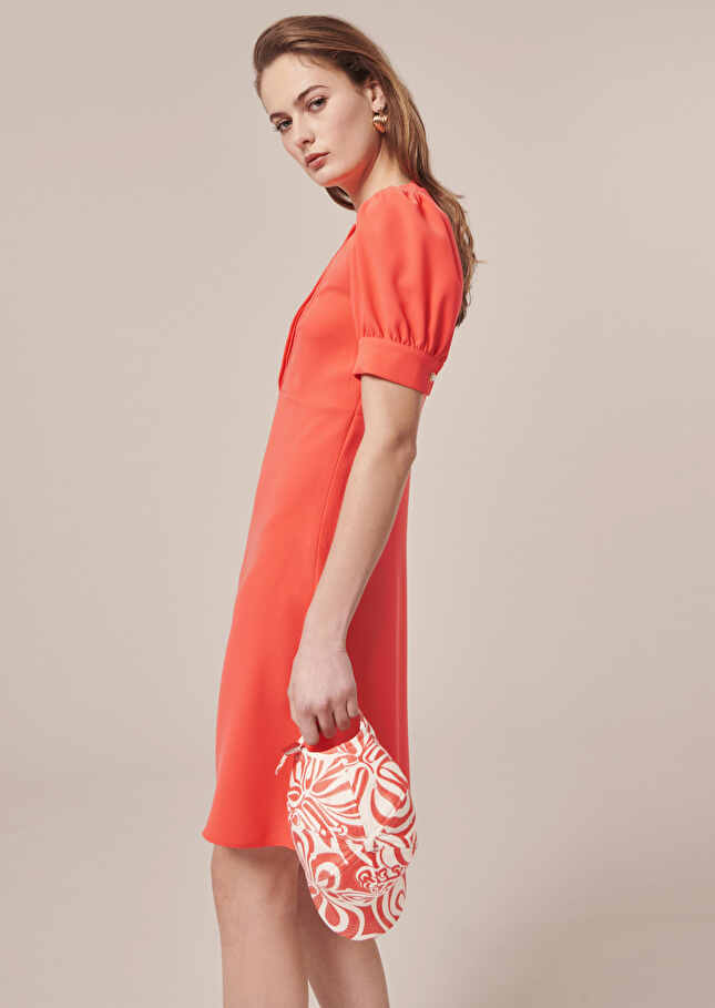 Robe Roucoulecorail en crêpe