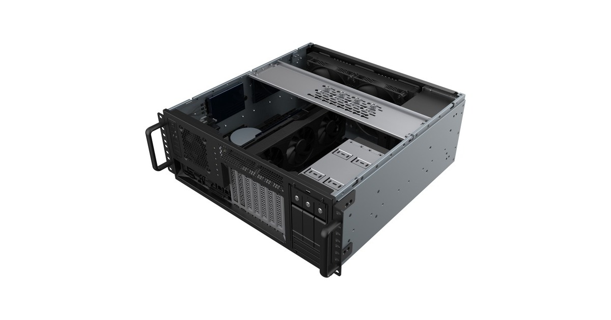 SilverStoneRM46-502-I rack behuizing  (Zwart)