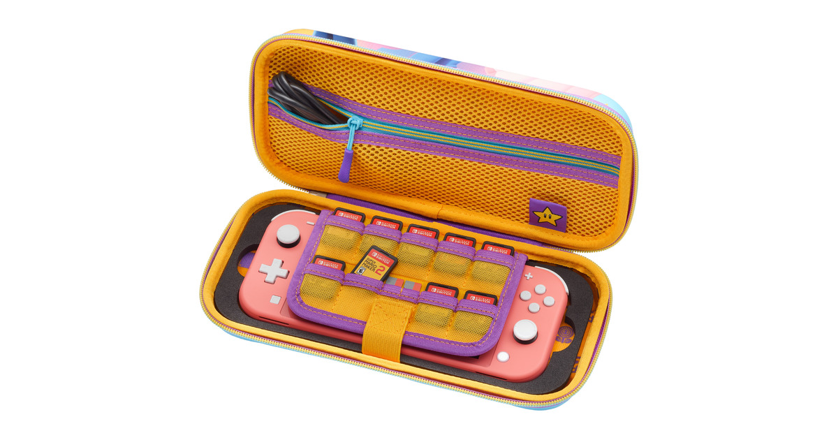 PowerAProtection Case for Nintendo Switch - OLED Model, Nintendo Switch and Nintendo Switch Lite - Color Splash Heroes tas