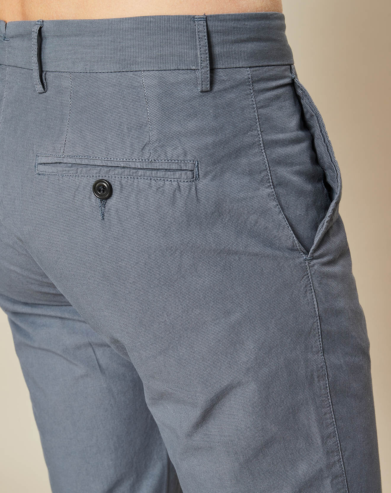Hartford Pantalon chino Tobby gris bleuté