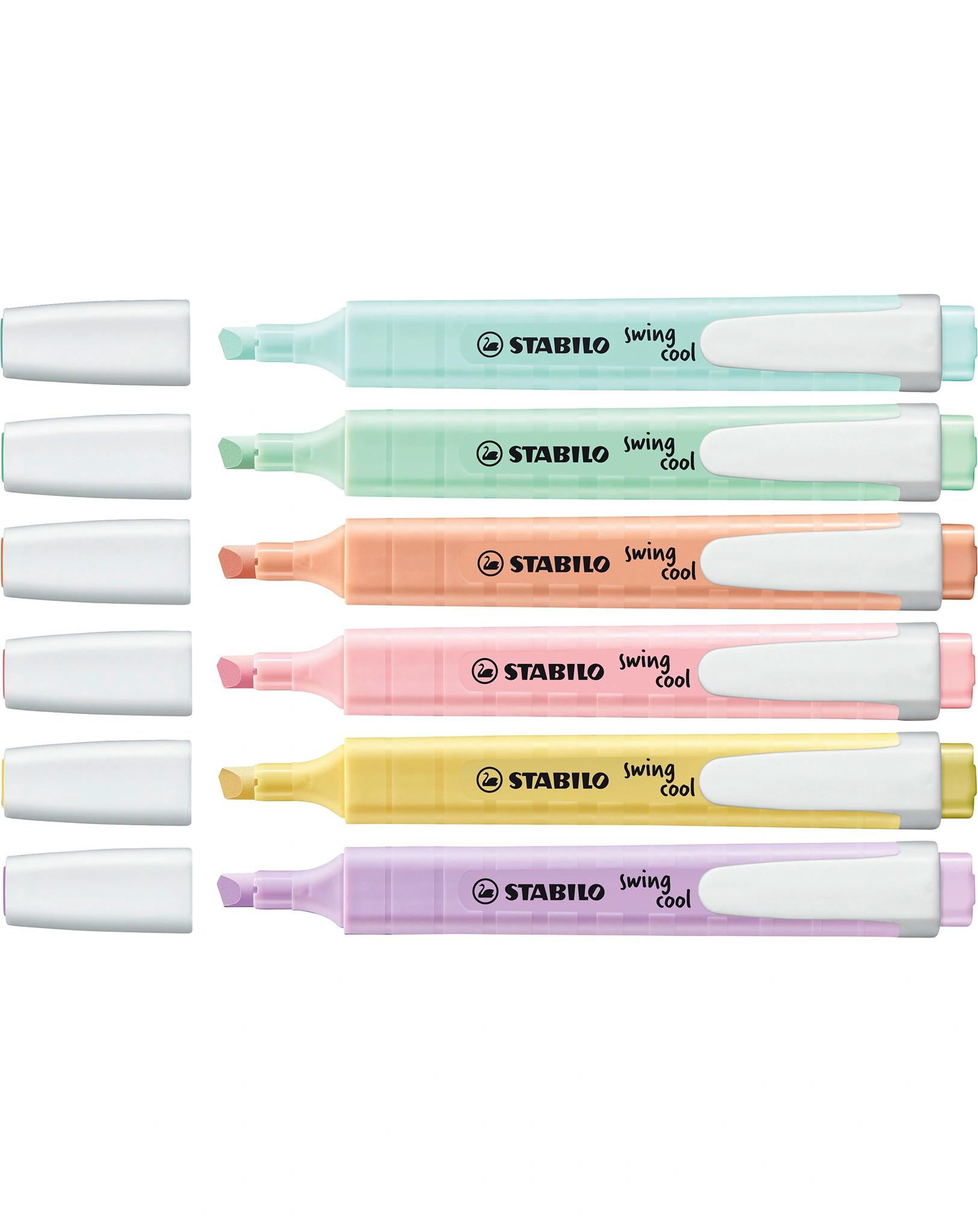 Textmarker STABILO® swing cool Pastel Edition 6er-Pack