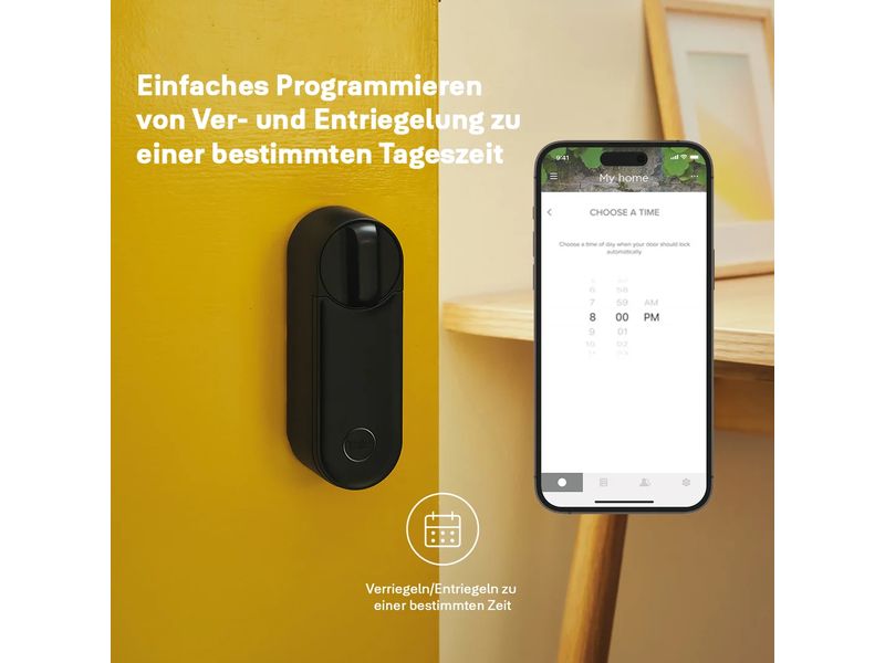 Yale Linus L2 Smart Lock und Smart Fingerprint Keypad Schwa Smart Keypad mit Türschloss