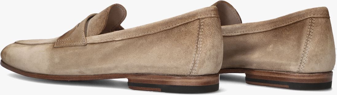 beige santoni loafers 18837 carlo