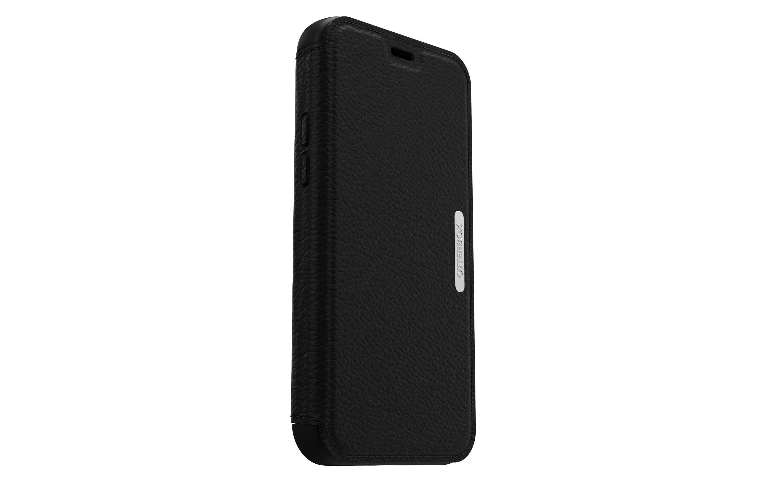 Book Cover Strada iPhone 12 / 12 Pro SchwarzSchutzhülle für das Apple iPhone 12/iPhone 12 Pro