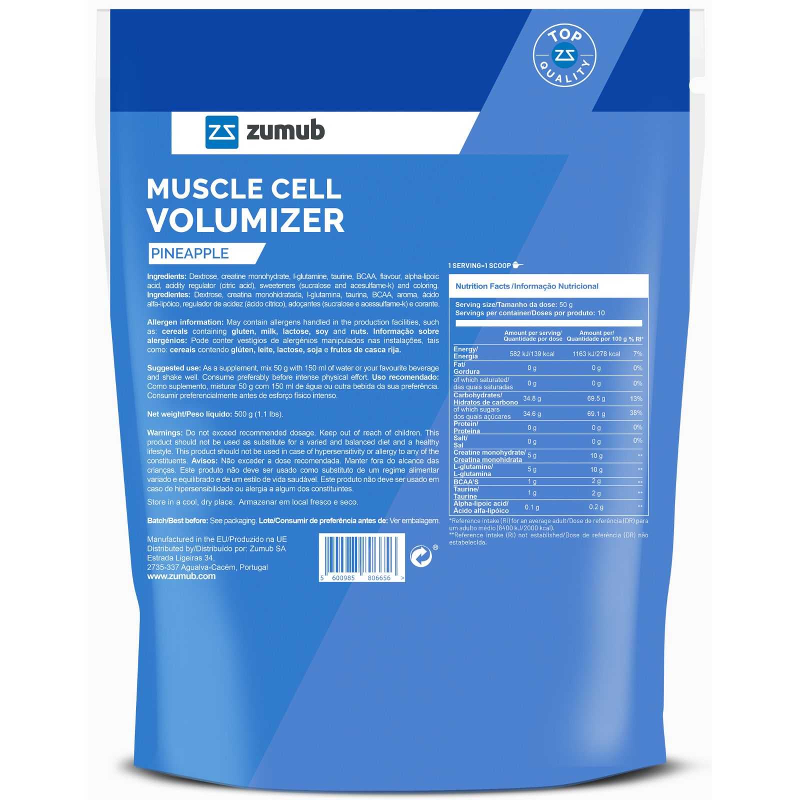 Zumub Volumizador de Células Musculares 500g