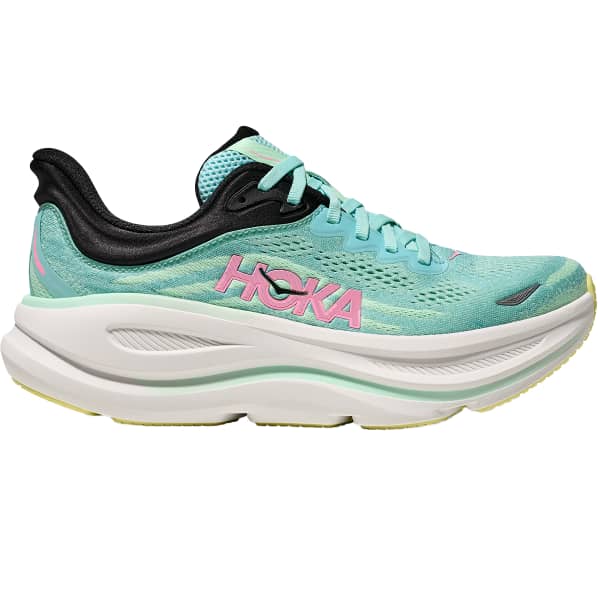 Chaussure running HOKA ONE ONE BONDI 9 W BLUE SPARK / MINT FLUORITE
