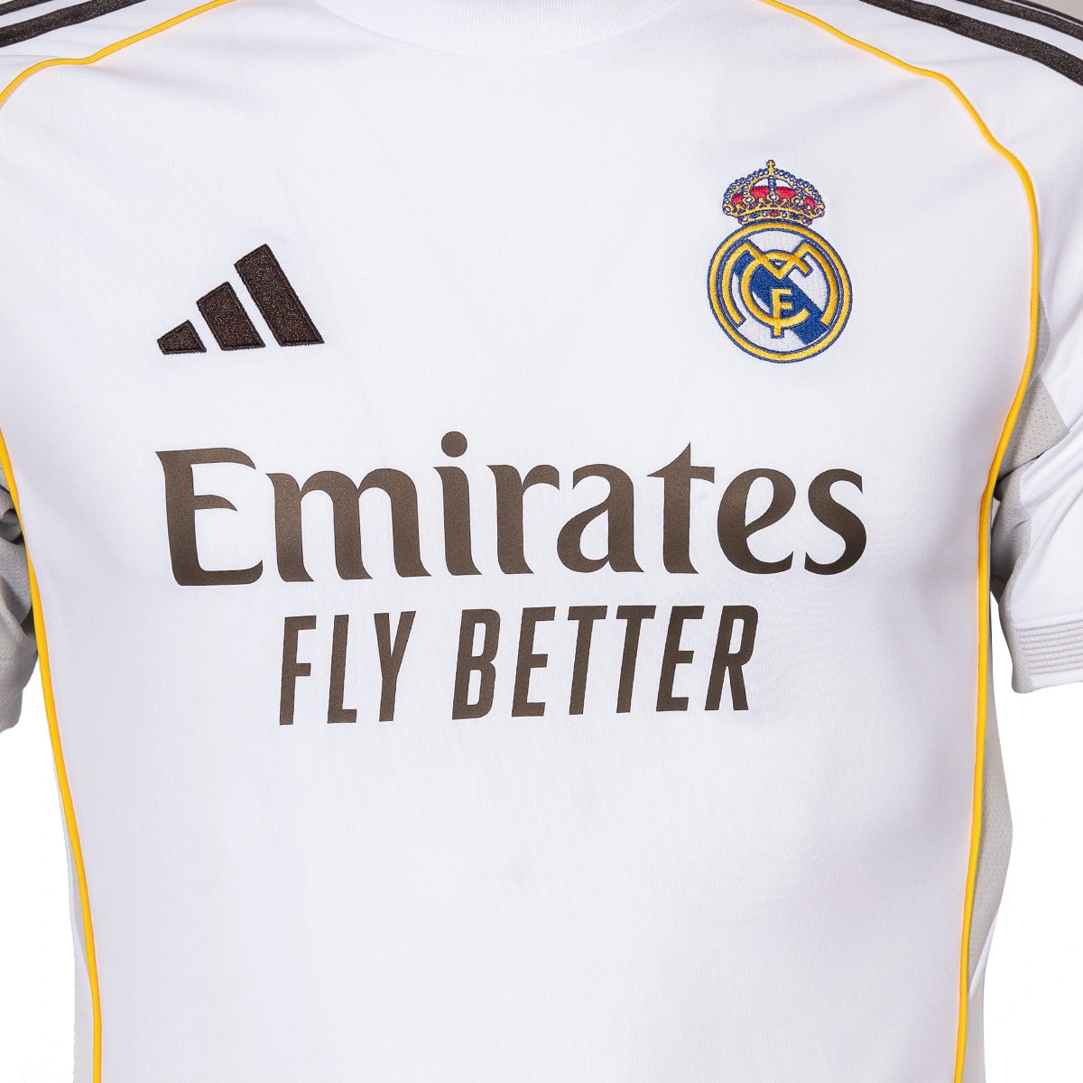 Camisola adidas Mbappé Real Madrid Primeiro Equipamento 2025-2026 Criança