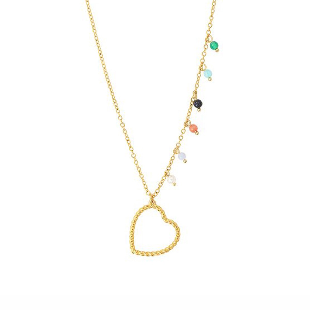 Collier mi-long Agatha - FEMININE - doré