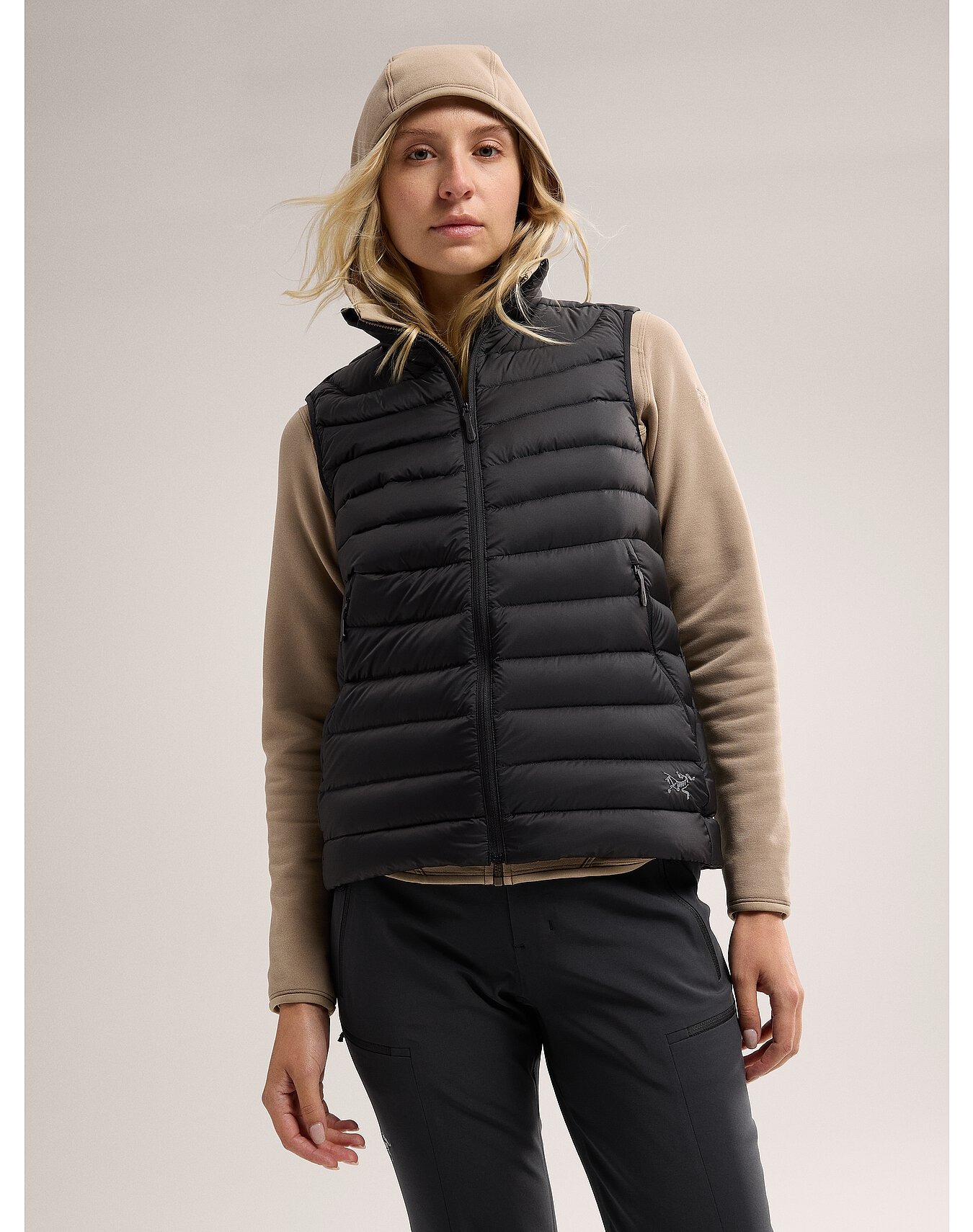 Cerium Vest Dame black