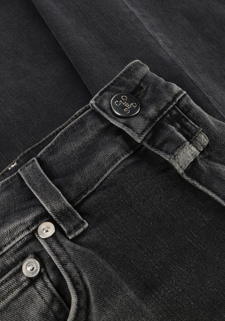 donkergrijze closed wide jeans glow up
