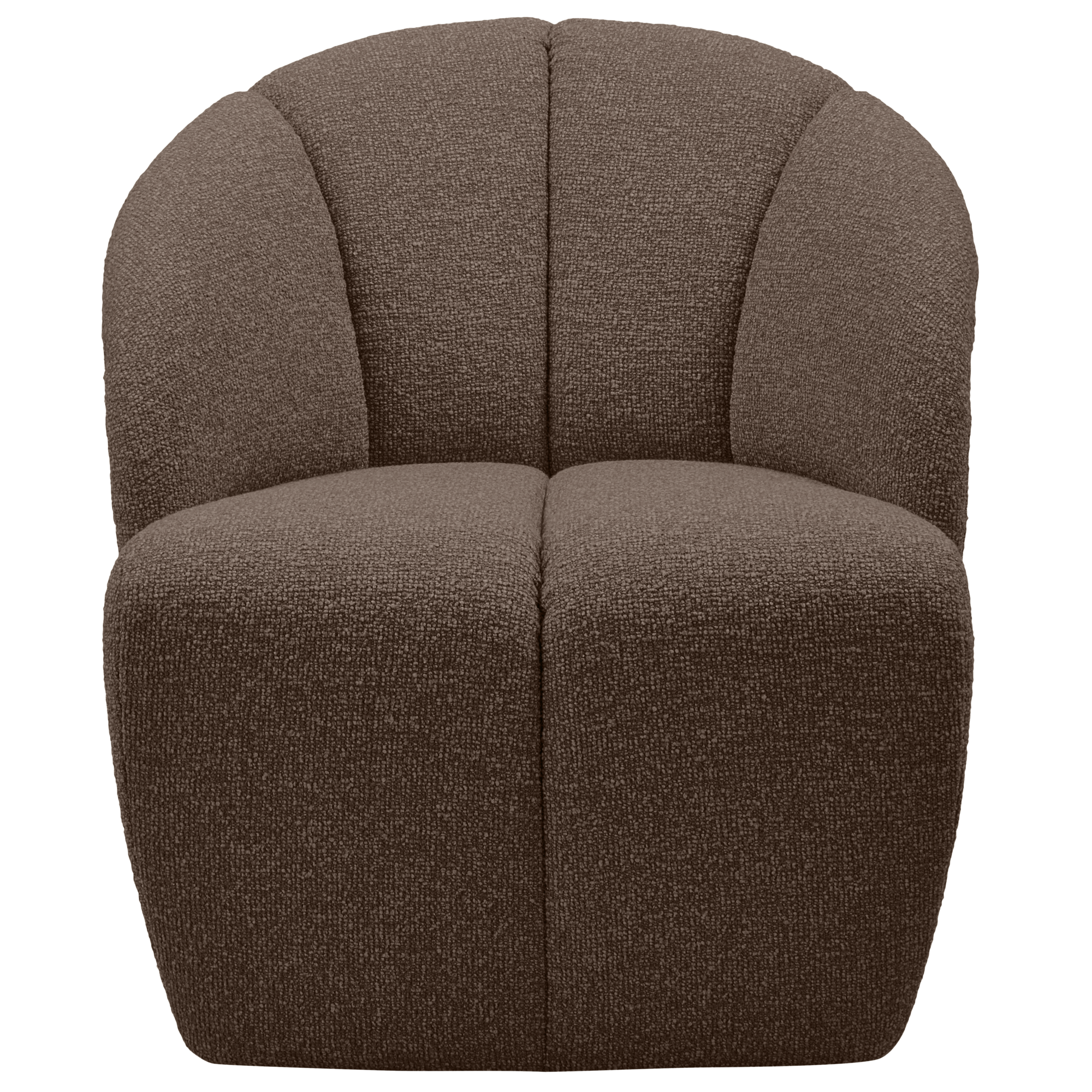 Draaifauteuil Mojo Mojo Draaifauteuil - Bouclé - Bruin Melange