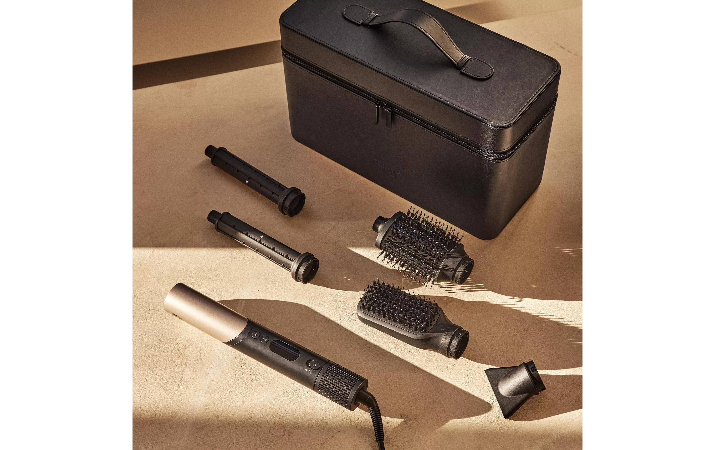 Haartrockner und Multistyler SilkyAir Flex<br>Föhn und 5 in 1 Stylinggerät