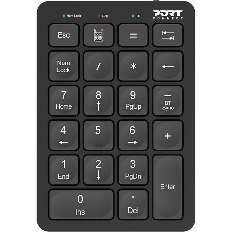 Pavé numérique sans fil PORT rechargeable