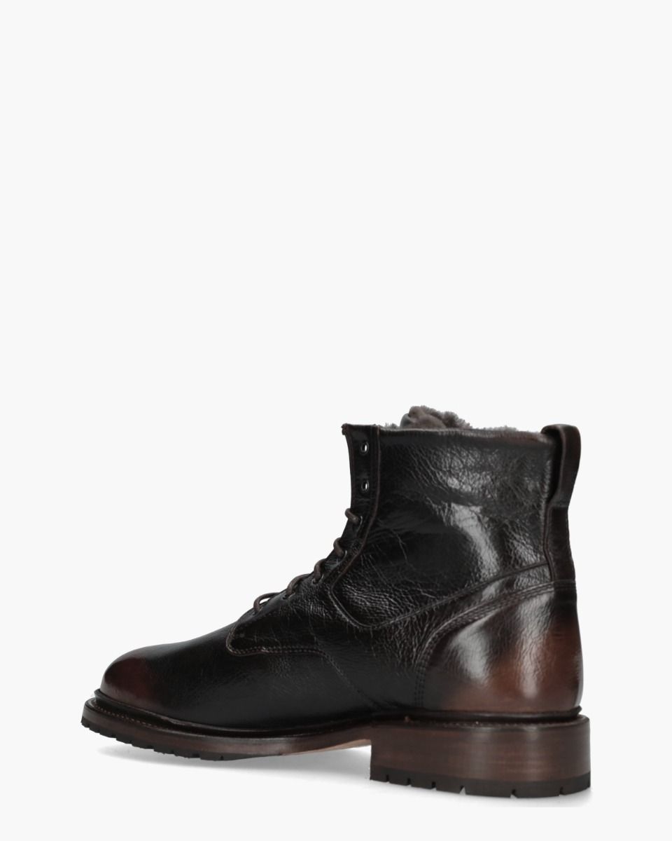 Cordwainer M23023 Donkerbruin Heren Veterboots