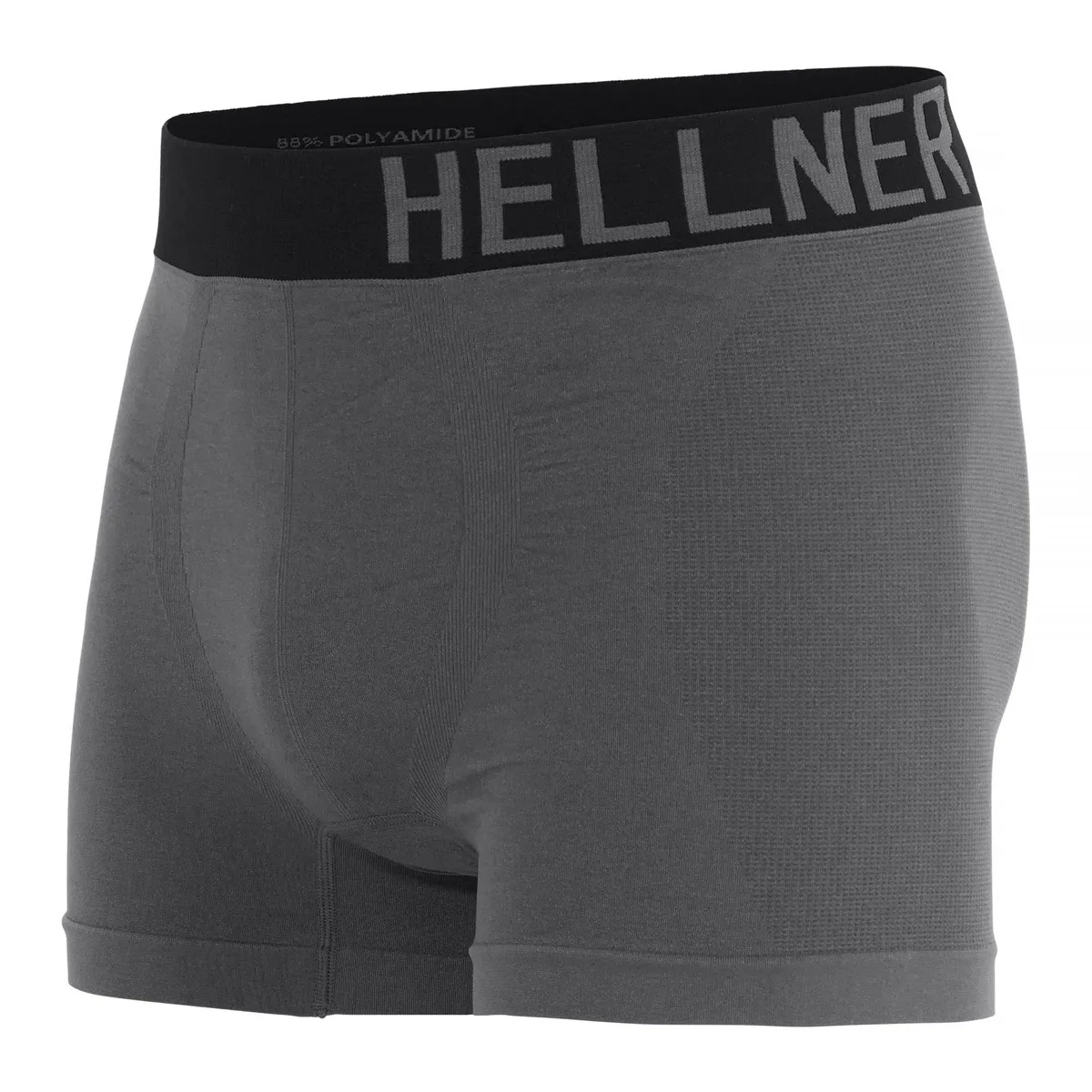 Hellner Men's Svierkku Seamless Boxer Asphalt