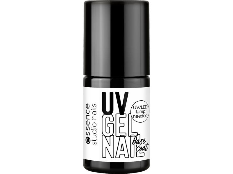 essence Basecoat Studio Nails UV Gel Nail Keine UV Base Coat für einen gleichmässigen Auftrag des UV-Nagellacks
