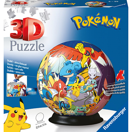 Pokémon 3D puslespil - 72 brikker