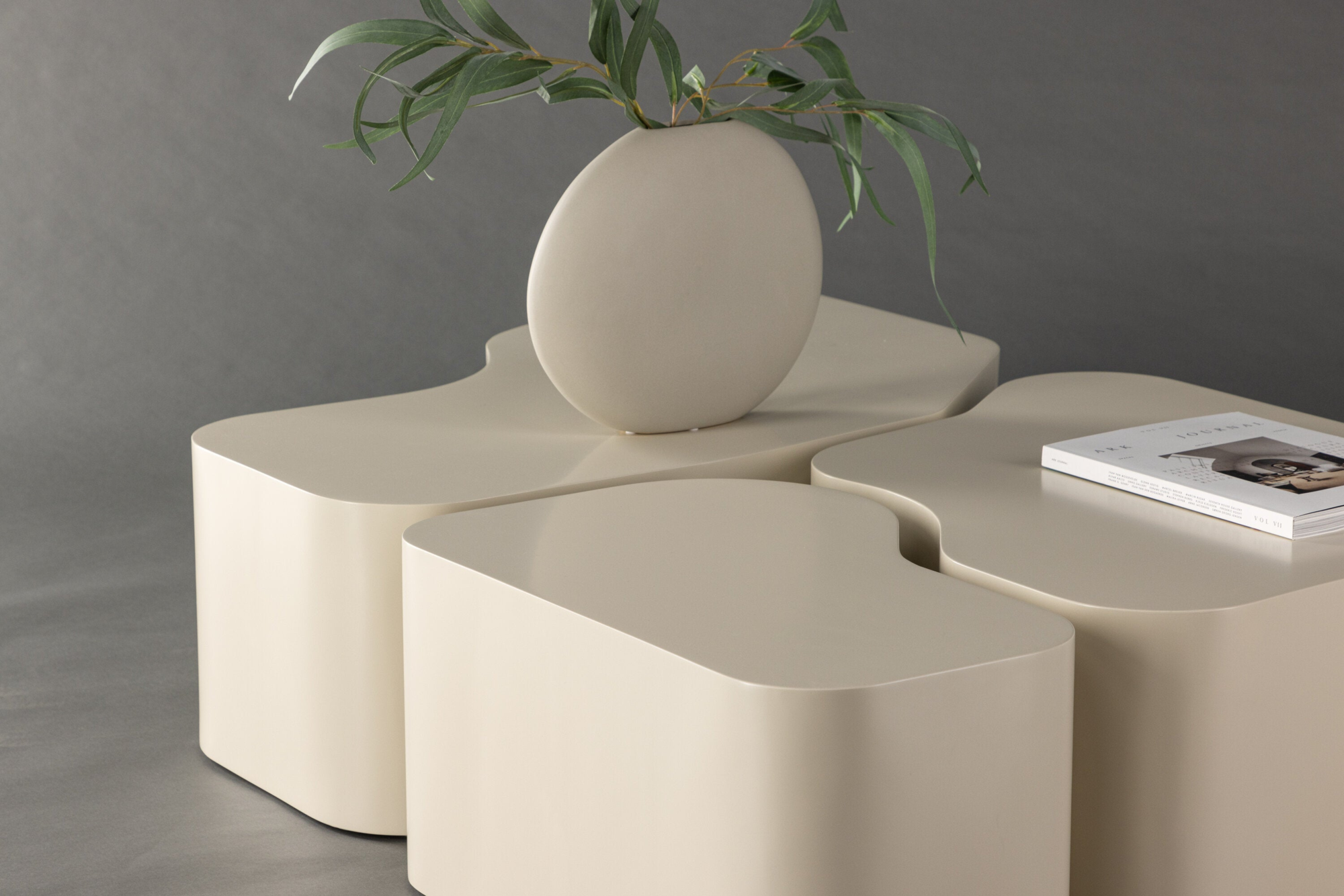 Sahale Salontafel - 92 x 70 cm - Beige