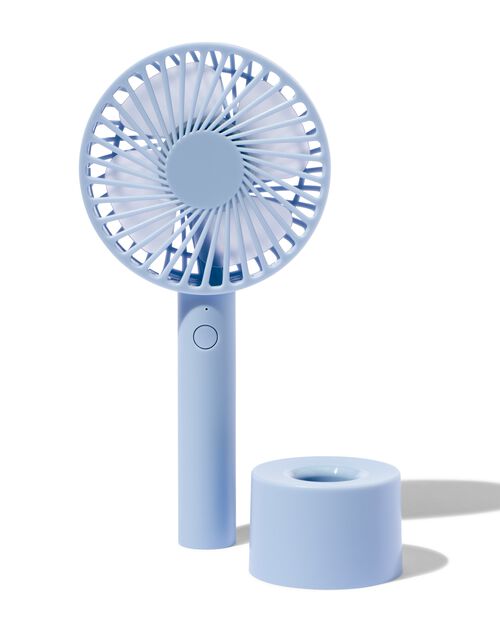 ventilateur portable Ø10cm mat bleu