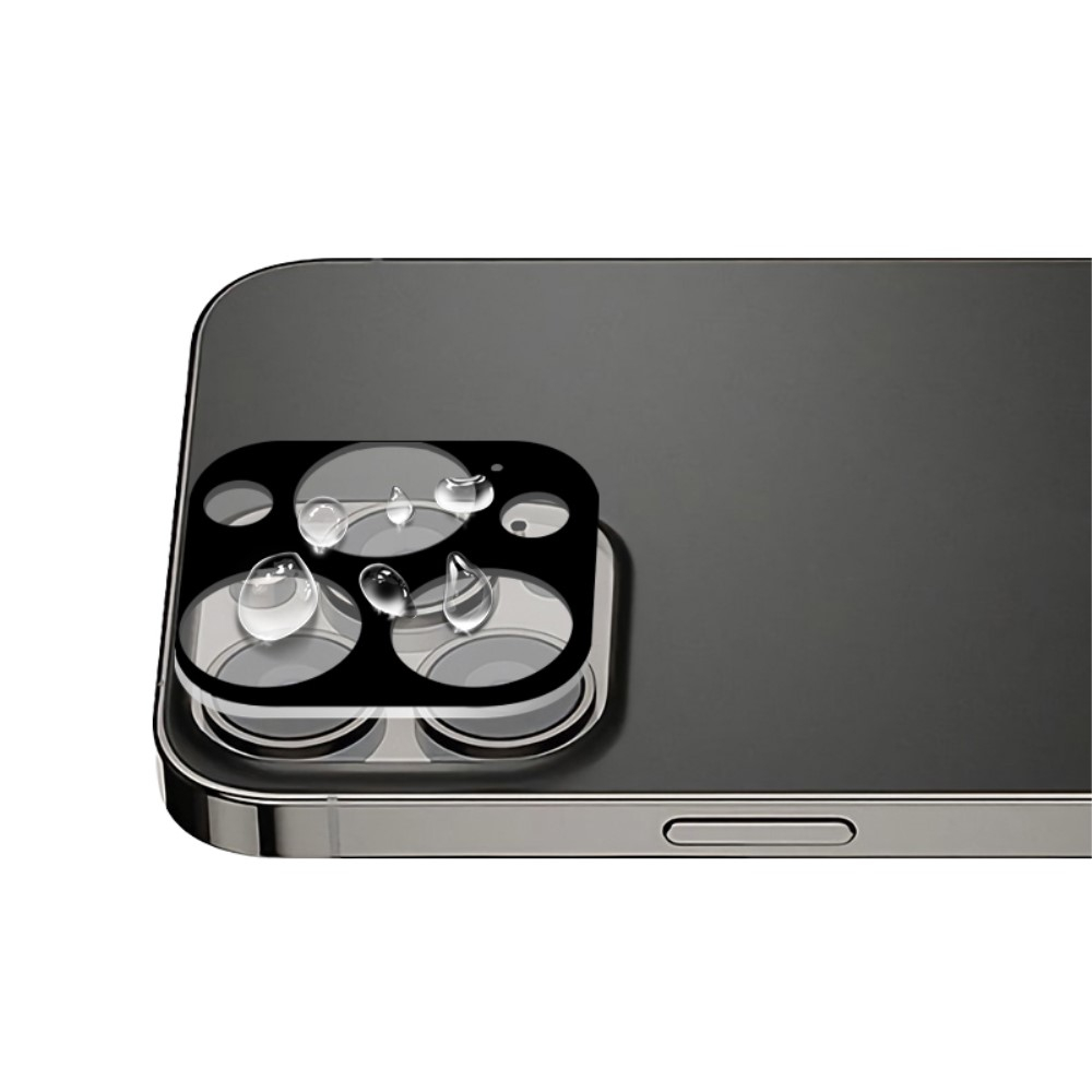 iPhone 13 Pro Kamera Objektiv Protector Vollschutz Panzer Glas - Schwarz