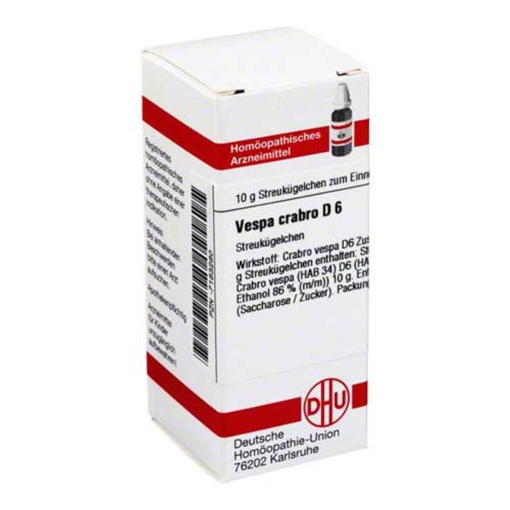 DHU Vespa Crabro D 6 Globuli, 10 g
