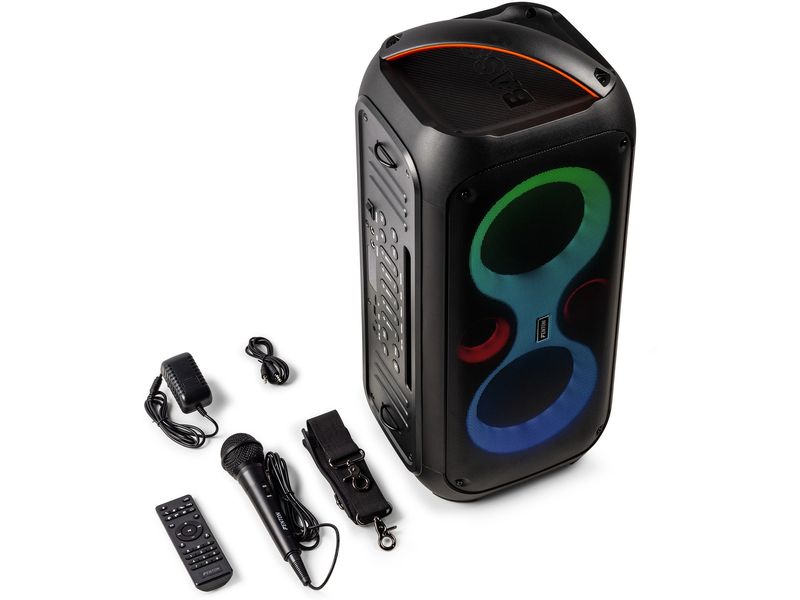 Fenton Bluetooth Speaker Core120 Schwarz Tragbarer Bluetooth-Party-Lautsprecher
