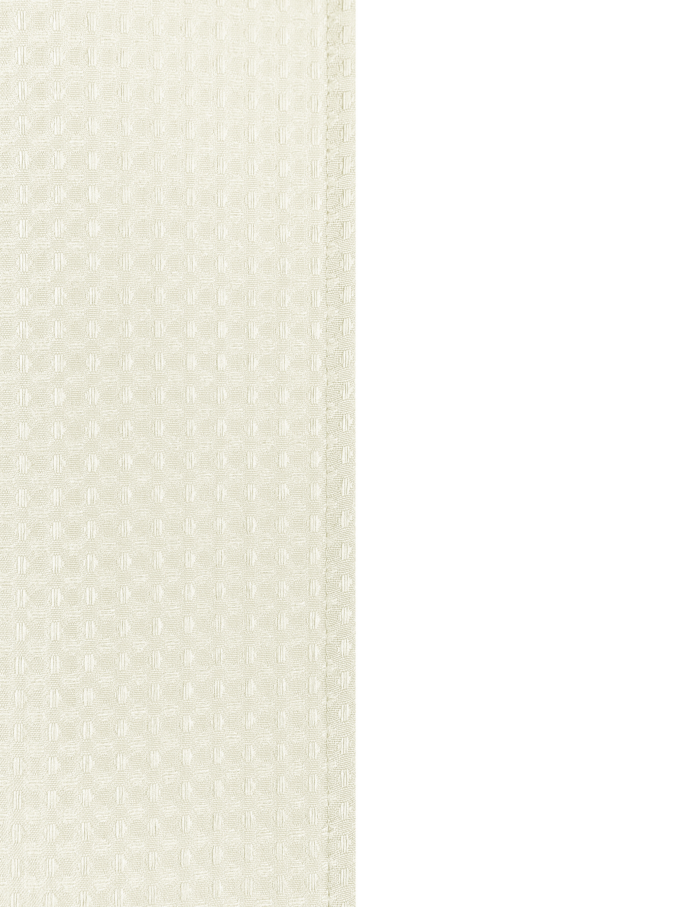 Duschvorhang 182 x 182 cm Waffel beige