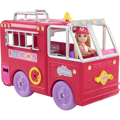 Barbie Chelsea brandbilssæt