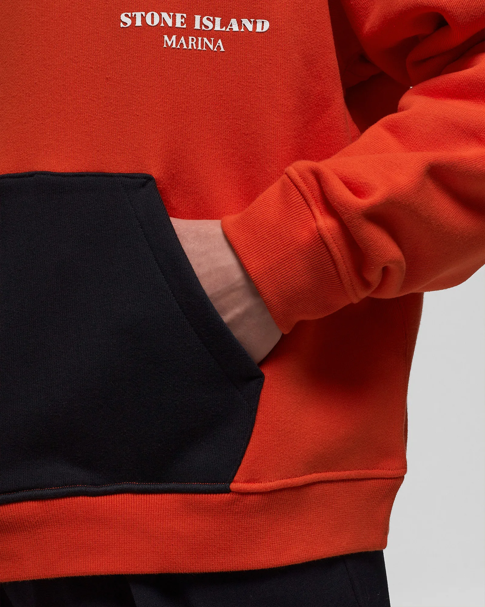 Stone Island SWEAT-SHIRT COTTON FLEECE_ STONE ISLAND MARINA