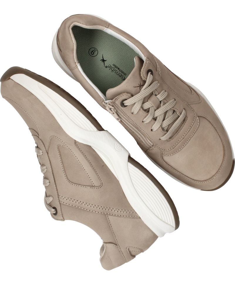 Xsensible SWX23 Stretchwalker Sneakers Taupe Heren