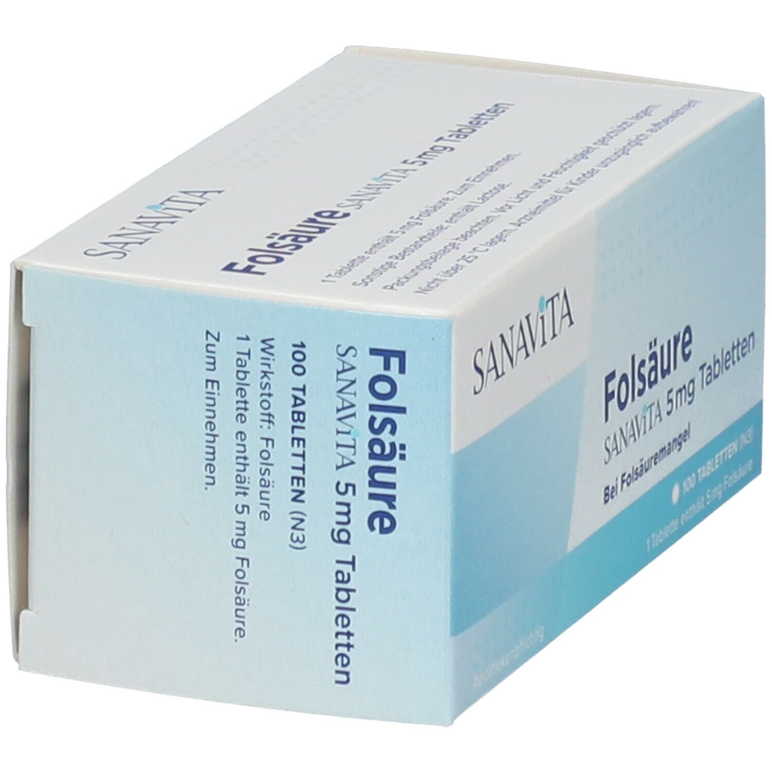 SANAVITA Folsäure 5 mg