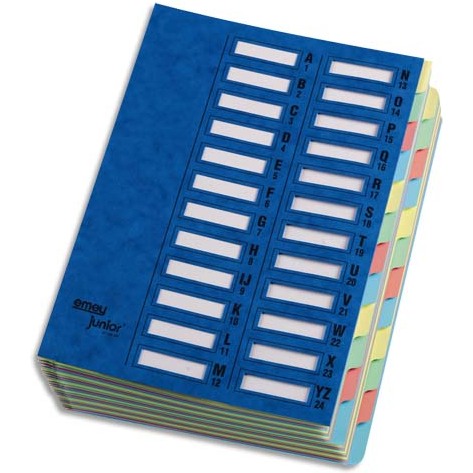 Trieur Junior, 24 compartiments, bleu