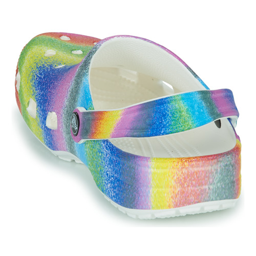Crocs - CLASSIC SPRAY DYE CLOG K - Blanc / Multicolore
