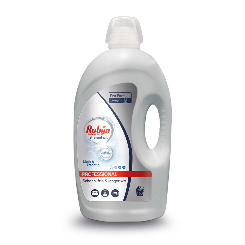 Robijn Professional Vloeibaar Wasmiddel Klein & Krachtig Witte Was 160 Wasbeurten Pro Formula4,32 liter