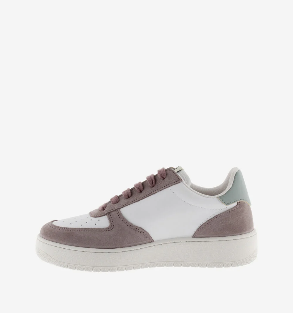 MADRID SPLIT LEATHER & GLITTER SNEAKERSLAVANDA