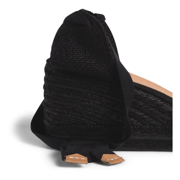 Castaner Espadrilles Carina C compensées 8 cm | Noir