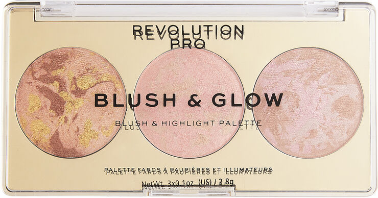 Revolution Revolution Pro Blush & Glow Palette Peach Glow