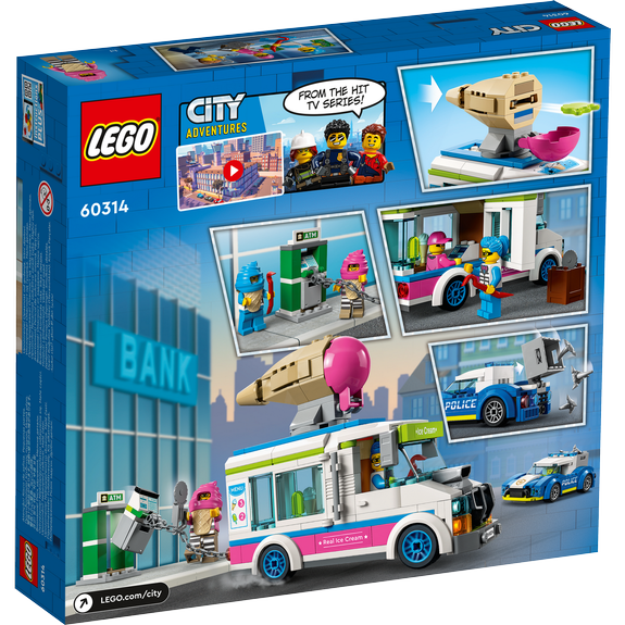 La course-poursuite du camion de glaces LEGO City 60314