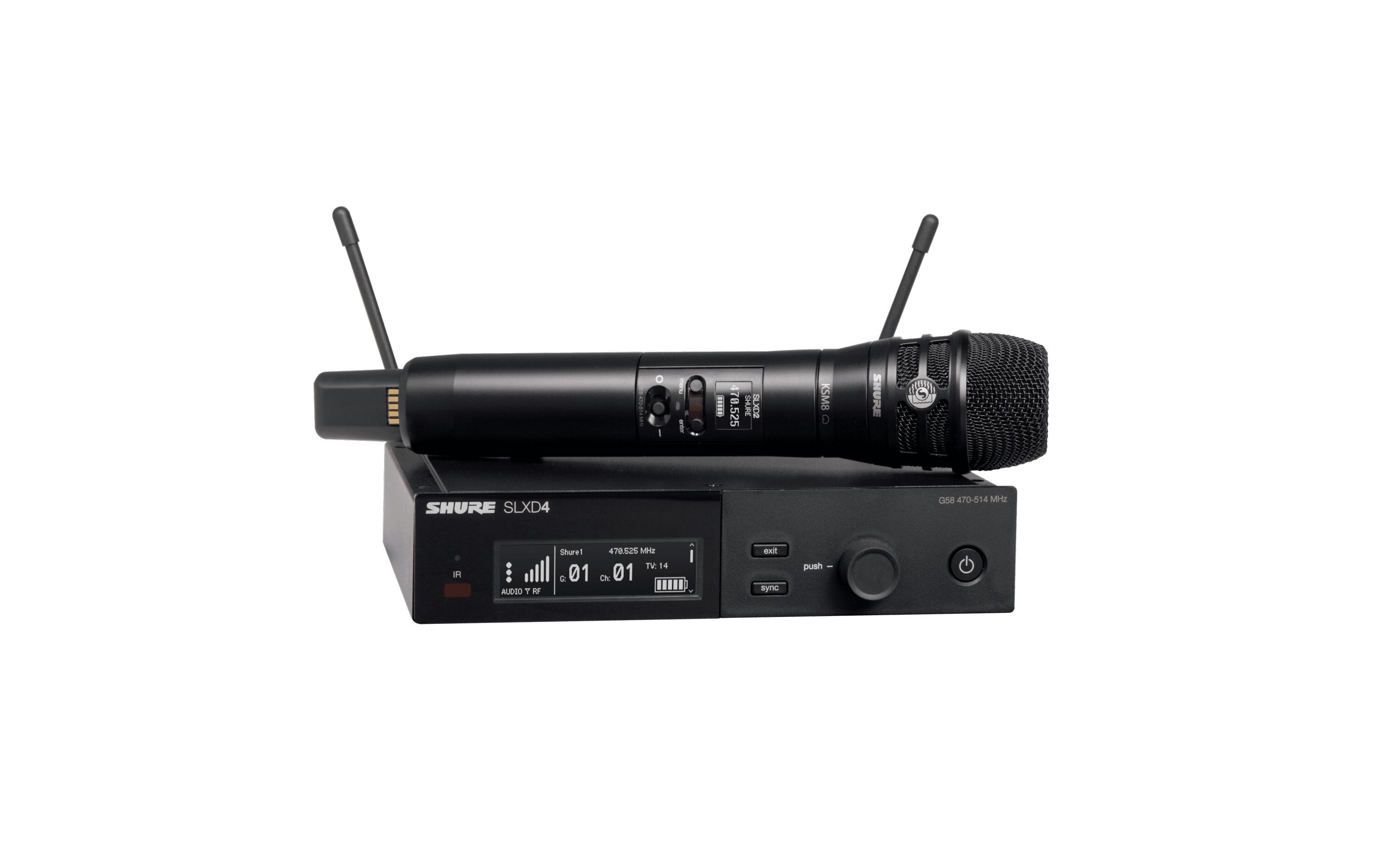 SLXD24E/K8B-J53<br>Handsender mit KSM8 Dualdyne Kapsel