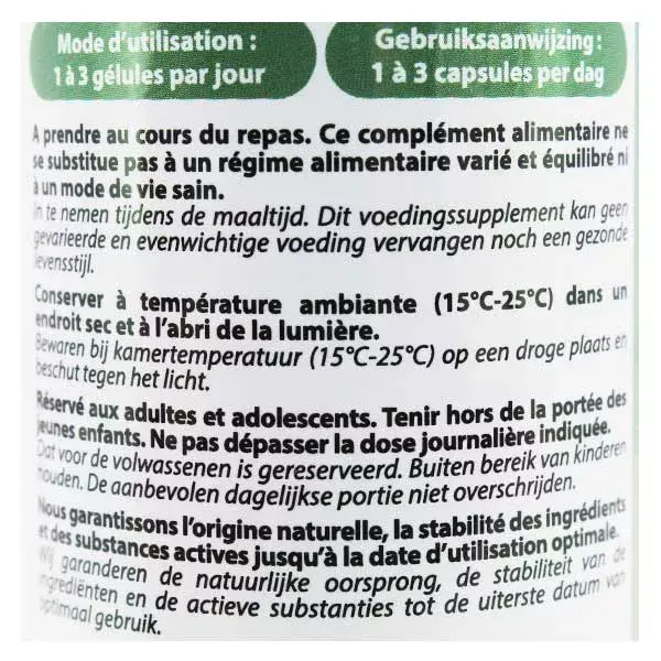Vit'all+ Cannelle 500mg Bio 80 gélules végétales